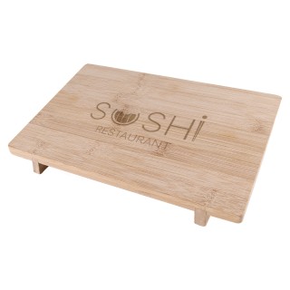 Tabla de bambú para sushi personalizada